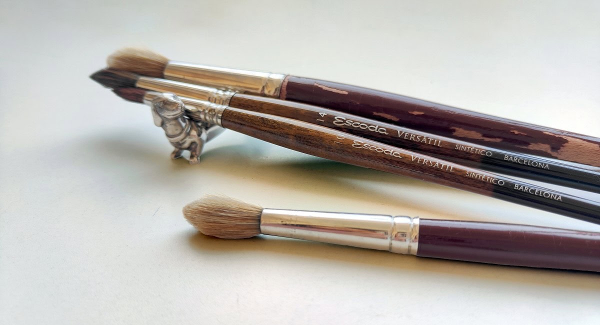 pinceles para acuarela Escoda